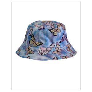 NWOT Butterfly Bucket Hat Size OS (BB0606)